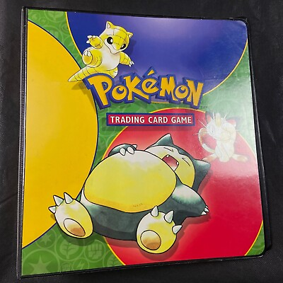 #ad Vintage Pokemon Original A4 Folder Snorlax 1999 Ring Binder Ultra Pro WOTC GBP 34.99