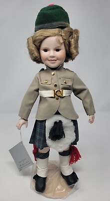 #ad Danbury Mint Dolls of the Silver Screen Shirley Temple Wee Willie Winkie $20.40