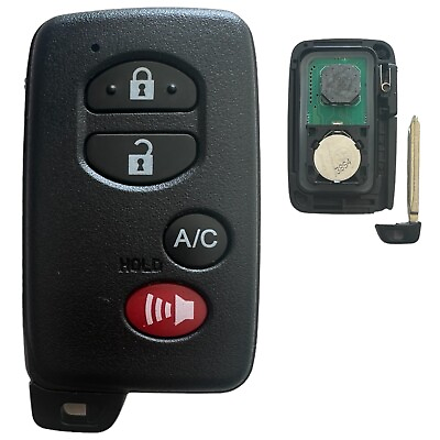#ad NEW 2010 2015 REPLACEMENT SMART PROXIMITY REMOTE FOB FOR TOYOTA PRIUS HYQ14ACX $49.95