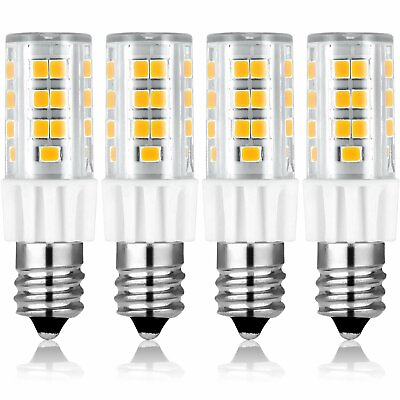 #ad Luxrite Dimmable E12 LED Bulbs T4 T3 40W Equivalent 3000K 500lm ETL 4 Pack $33.45