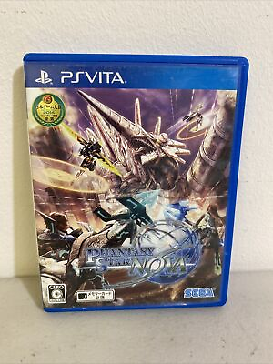 #ad Phantasy Star Nova *Playstation Vita* PSV Japan CASE amp; MANUALS ONLY NO GAME $4.00