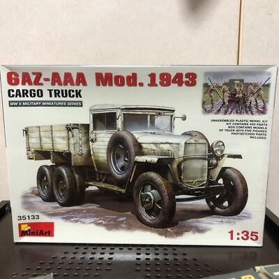 #ad 184 Shrink Mini Art With 5 Soldiers 35133 1 35 Soviet Union Gaz Aaa Cargo Truck $57.71