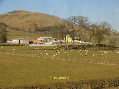#ad Photo 6x4 Fields with Llawr dre Fawr farm Llanwrtyd Wells Photo taken fr c2010 GBP 2.00