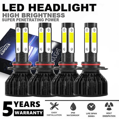 #ad For GMC	Canyon 2004 2012 Pickup 2Dr Replacement LED Headlights Bulbs Kit 6000K $39.99