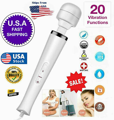 #ad Handheld Massager Vibrating Massage Full Body Therapy Motor Corded 20 Speed $17.75