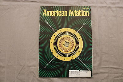 #ad 1968 APRIL AMERICAN AVIATION MAGAZINE NEW CONCEPT IN AIRPORTS COVER B 1141M $50.00