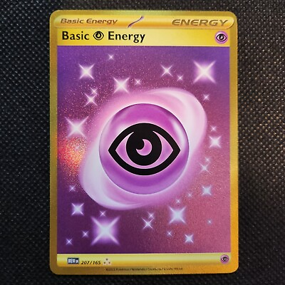 #ad Basic Psychic Energy 207 165 Gold Secret Rare Scarlet amp; Violet Pokemon 151 NM $6.00