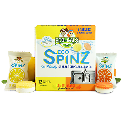 #ad Eco Gals Eco Spinz Garbage Disposal Cleaner and Deodorizer for Cleaning Kitchen $9.99