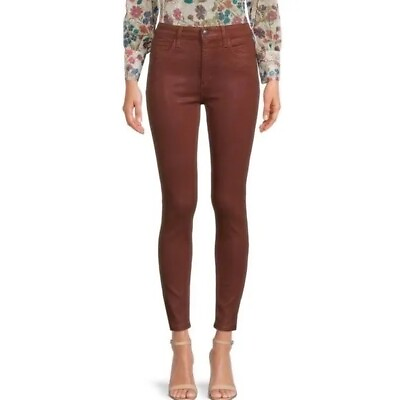 #ad Joes Jeans High rise Skinny NWT Saddleback Coated Burnt Orange Pants Size 24 $45.00
