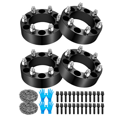 #ad 4 2quot; 6x5.5 6x139.7 12x1.5 Wheel Spacers for Toyota 4Runner Tacoma FJ Cruiser $78.29