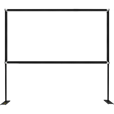 #ad VEVOR Outdoor Movie Screen w Stand Portable Projector Screen 90quot; 16:9 HD 4K $57.99