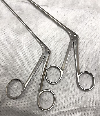 #ad Lot of 2 Stainless Steel 20” Grasping Forceps Pilling Phila B.H.M.C. $120.00