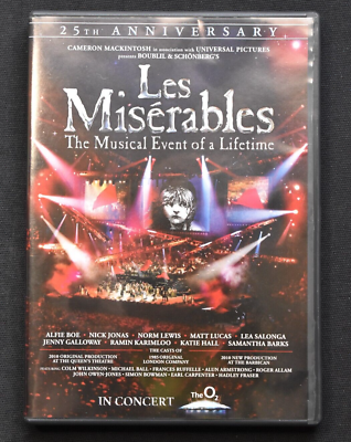 #ad Les Miserables in Concert DVD $6.04