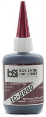 #ad Bob Smith Industries BSI 118 Carbon amp; Rubber Extra Strength IC 2000 1oz Glue $9.46