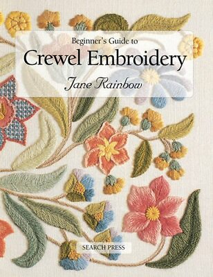 #ad Beginner#x27;s Guide to Crewel Embroidery Beginner#x27;s ... by Rainbow Jane Paperback $8.97