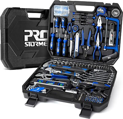 #ad 259 Piece Home Tool Kit Household Auto Basic Complete Hand Repair Tool Set Men $79.77