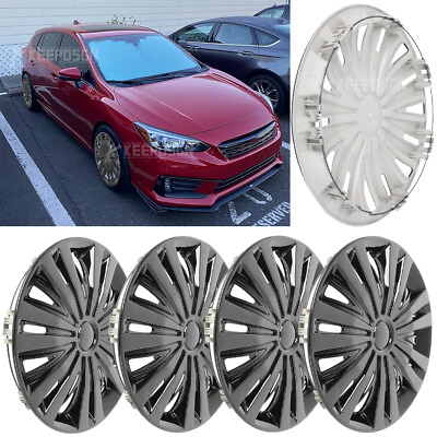 #ad 4Pcs16 Inch Hub Cap ABS Rim Wheel Cover Center Caps Covers For Subaru Impreza $85.05