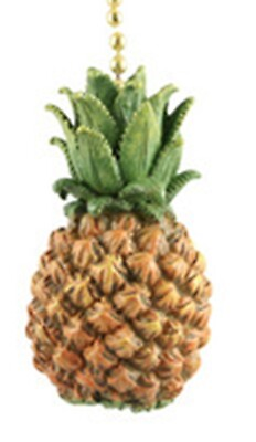 #ad Hospitality Fresh Pineapple Tropical Fruit Ceiling Fan Light Pull $12.99