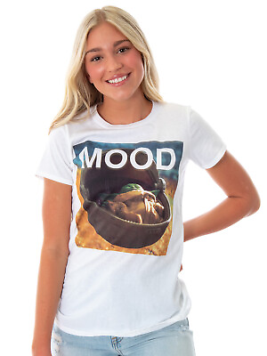 #ad Star Wars Juniors#x27; The Mandalorian The Child Baby Yoda Mood Shirt $19.99