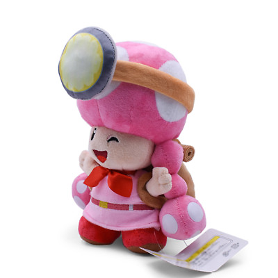 #ad Cute Super Mario Bros Captian Toad Toadette Plush Doll Soft Toy 8#x27;#x27; Kids Gifts $15.29