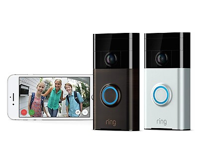 #ad #ad Ring Video Doorbell Second Generation Wi Fi 1080p HD Camera Motion Detection $69.99