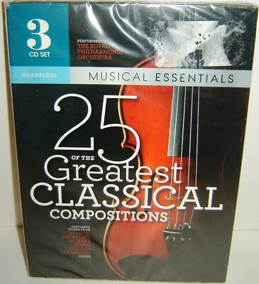 #ad 25 Of The Greatest Classical Compositions Royal Philharmonic Orchestra 3 CD NEW $15.69