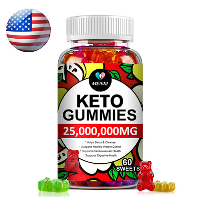 #ad Keto ACV BHB Gummies For Fat Burn Weight Loss Detox Keto Diet Pills 60 Gummy $13.76