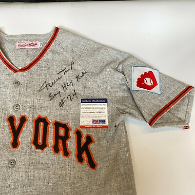 #ad Willie Mays quot;Say Hey Kid #24quot; Signed Inscribed Authentic 1951 Giants Jersey PSA $9995.00
