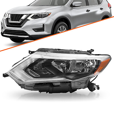 #ad LH For 2017 2018 2019 Nissan Rogue w LED DRL Left Driver Headlight Headlamp $69.99