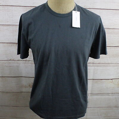 #ad New Vince Dark Green 100% Cotton Short Sleeve T shirt Medium MY3 $40.00