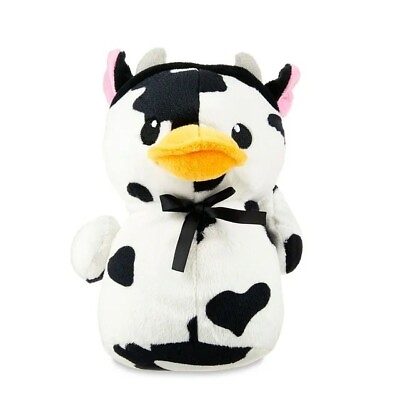 #ad Easter Black amp; White Cow Duck Plush 7 Inch Way To Celebrate NEW $13.95