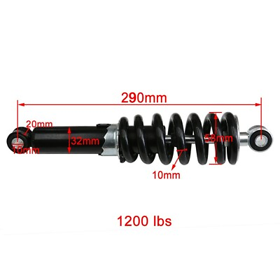 #ad 1200lbs 290mm 11.4quot; Rear Shock Absorber for Dirt Pit Bike Trail ATV Yamaha PW80 $35.57