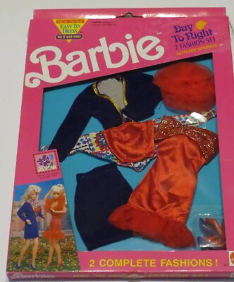 #ad MATTEL 1992 BARBIE DAY TO NIGHT FASHION Autumn Sparkle Vintage $45.00