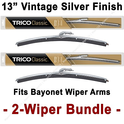 #ad 2 Wiper Bundle: TRICO Classic Wiper Blades 13quot; Silver Finish 33 130 x2 $29.83