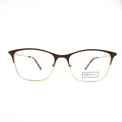 #ad Otis Grey Eyeglasses Frames OG 20211 BG Rectangle Gold Metal Frames 53 16 135 $59.99