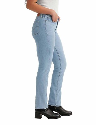 #ad Levi#x27;s Women#x27;s 314 Shaping Straight Jean Mid Rise Inseam 32 inches $24.99
