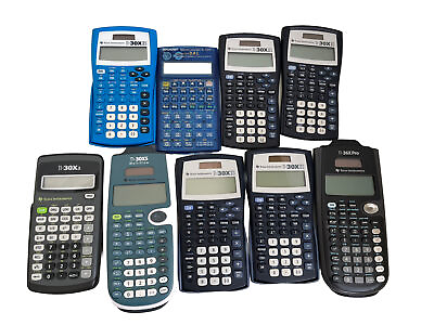 #ad Lot of 9 TI 30X IIS TI 36X Pro TI 30XA TI 30XS Sharp Calculator $49.99
