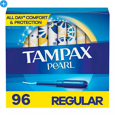 #ad Tampax Pearl Regular Tampons Unscented 96 Ct. Free Shipping $26.50