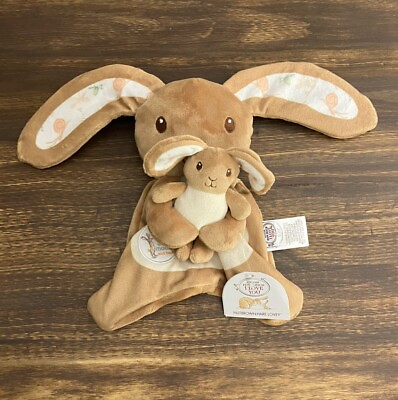 #ad NEW Guess How Much I Love You Nutbrown Hare Plush Lovey Cute Bunny Rabbit 9” $21.24