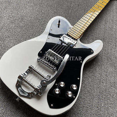 #ad Hot Sell White Electric Guitar Maple Neckamp;Fingerboard Special Chrome Bridge $274.16