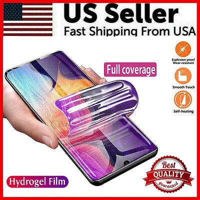 HYDROGEL Screen Protector For Samsung Galaxy S23 S22 Ultra S21 S20 Plus Note 20 $4.99