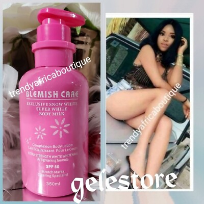 #ad Blemish Care Exclusive Snow White Body Milk. Anti Stretch Marks. Spf 50 350ml X1 $59.99