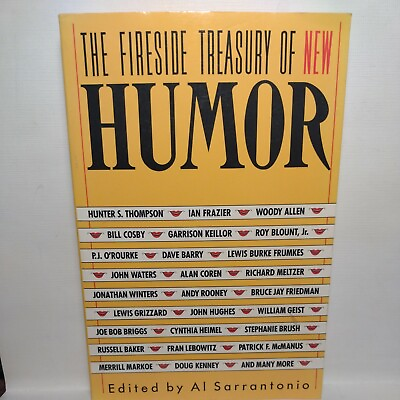 #ad The Fireside Treasury of New Humor by Al Sarrantonio 1989 Trade Paperback $18.91