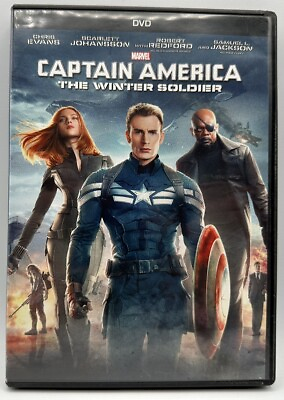 #ad Captain America DVD Widescreen Chris Evans Scarlett Johansson 2014 $9.72