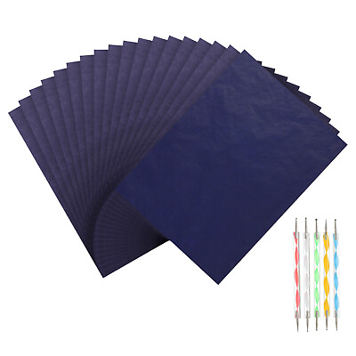 #ad 100Sheet A4 Graphite Transfer Tracing Copy Paper with Embossing Stylus Blue AU $23.13