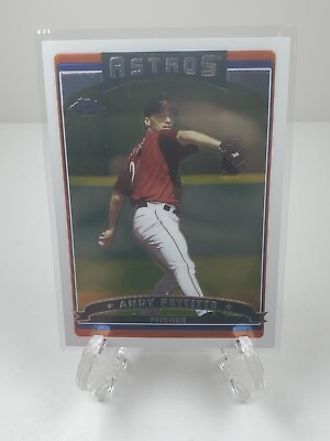 #ad Topps 2006 Chrome Baseball Card #43 Andy Pettitte Houston Astros $1.00