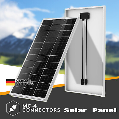 #ad 150W Watt Mono Solar Panel 12V Charging Off Grid Battery Power RV Home Boat Camp $118.99