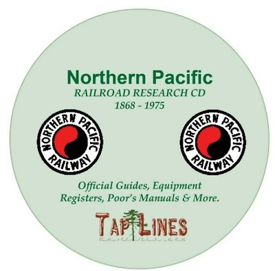 #ad NORTHERN PACIFIC RR OFFICIAL GUIDES EQUIPMENT REGISTERS amp; POORS ON CD $20.00