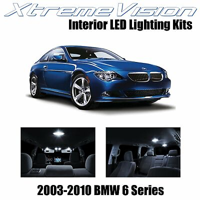 #ad XtremeVision Interior LED for BMW 6 Series E63 E64 03 10 11 PCS Pure White $11.99