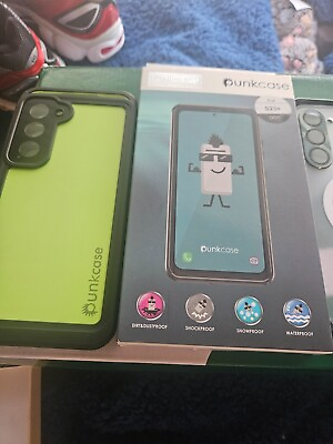 #ad Samsung S23 Cases Four Two Green Punkcases one new and Two other Quality Ones $35.00
